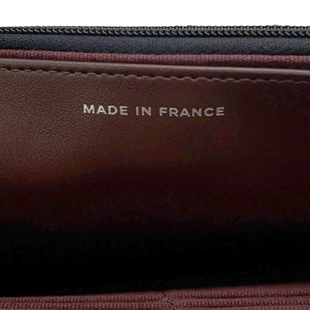 CHANEL Black Caviar Leather Logo Wallet - Picture 11 of 12